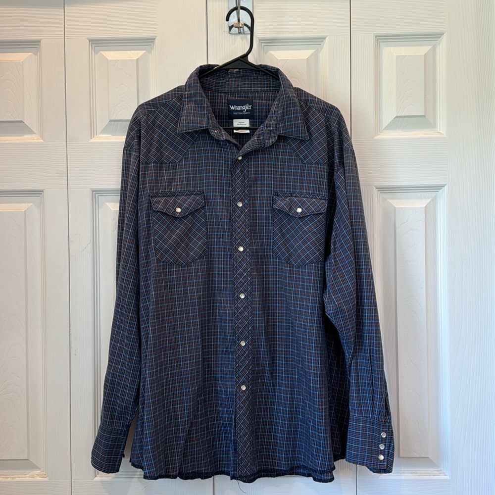 Men’s Wrangler XXL Pearl Snap Shirt